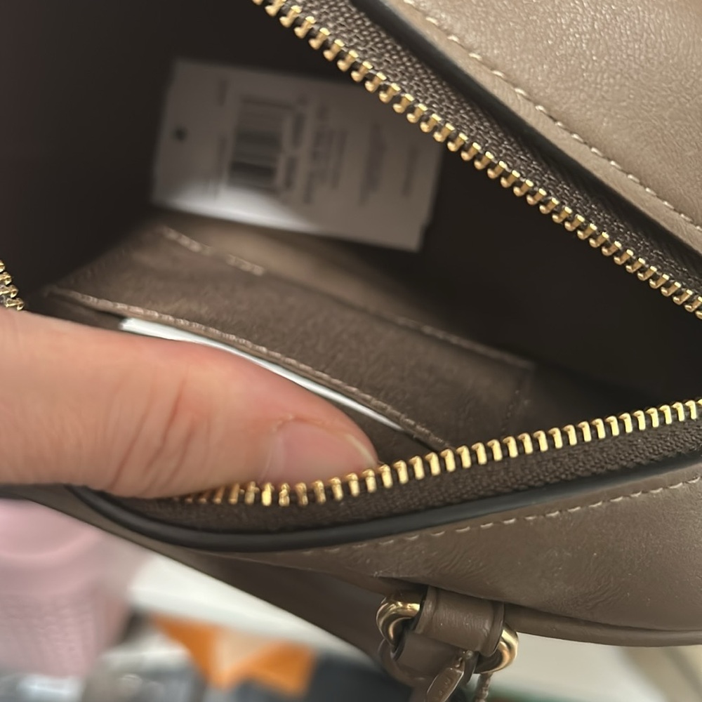 Coach Brown Leather Top-Handle Satchel - Picture 7 of 8